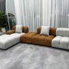 Sofa góc nỉ thiết kế hiện đại  TS210