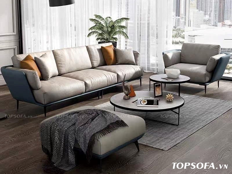 Sofa văng đẹp TS323 thiết kế chân cao