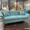 Sofa văng nỉ màu xanh TS309