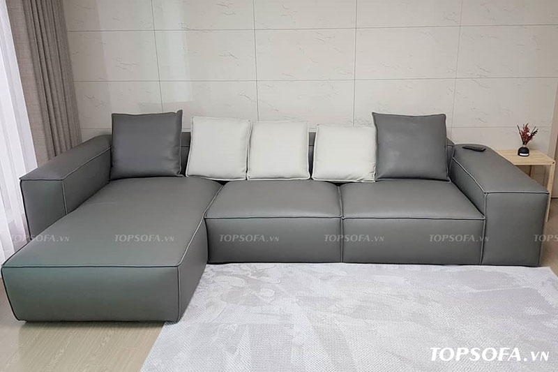 Các sản phẩm sofa góc da tại Topsofa đều có độ bền cao, chất lượng tốt