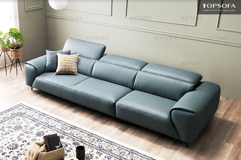 Sofa văng da TS307 có thiết kế trang nhã, tinh tế mang đến vẻ đẹp sang trọng cho ngôi nhà. Bên cạnh đó, sản phẩm ghi điểm nhờ phần đệm dày dặn tạo cảm giác êm ái cho người dùng.