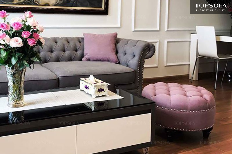 sofa văng tân cổ điển TS504 thiết kế cầu kỳ