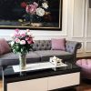 Sofa văng nỉ tân cổ điển TCD504