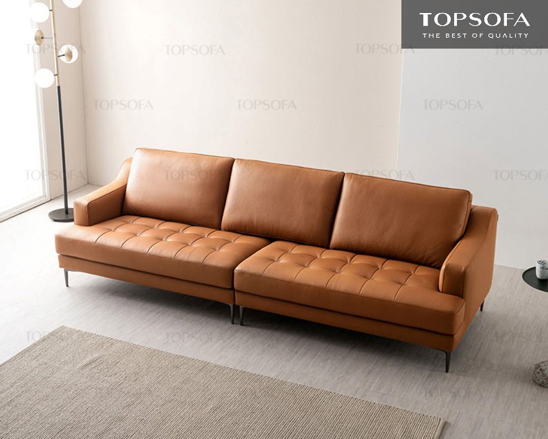 Sofa văng da thật thường mang lại vẻ đẹp đẳng cấp, thời thượng cho không gian cũng như gia chủ.