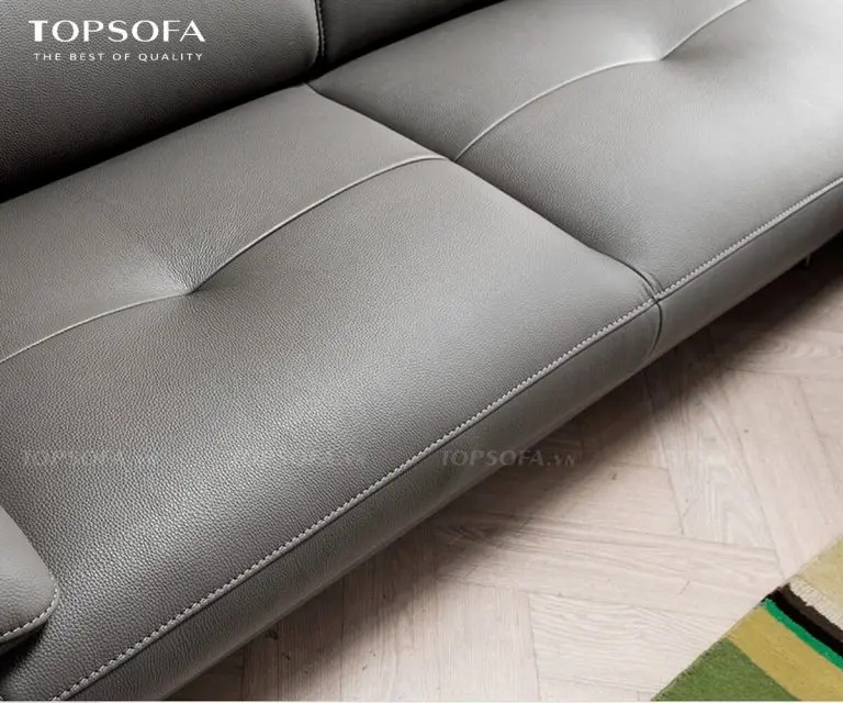 sofa TS221 bọc da công nghiệp hàn quốc