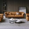 Sofa văng da microfiber cao cấp TS355