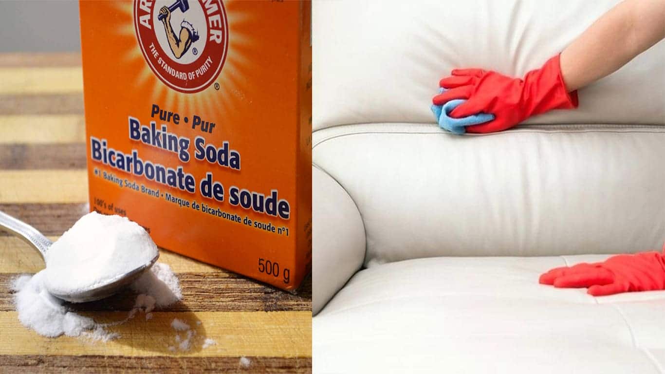 Sử dụng baking soda để trả lại vẻ bóng đẹp cho ghế sofa da