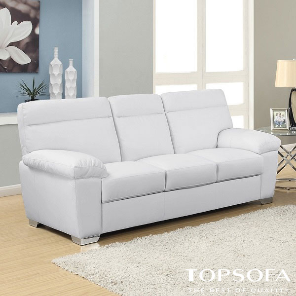 Mẫu sofa văng màu trắng có thiết kế đơn giản nhưng vẫn toát nên nét tinh tế.