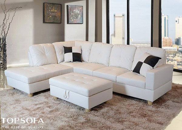 Chân đế ghế sofa cao cấp màu trắng cao vừa phải an toàn với trẻ nhỏ