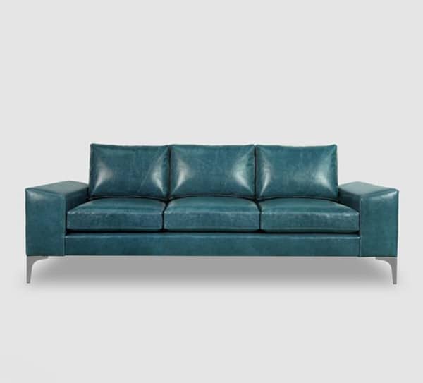 Mẫu ghế sofa màu xanh ngọc hiện đại dành cho nhà nhỏ