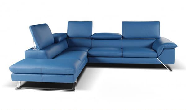 Ghế sofa góc da đẹp tựa gật gù thông minh