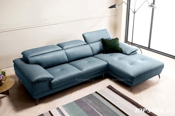 Sofa góc da TS221 là sự lựa chọn tốt nhất về cả màu sắc cũng như thiết kế cho không gian trở nên trang nhã, thanh lịch và đầy đủ tiện nghi.
