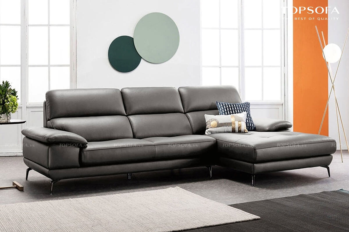 sofa goc da TS236 chữ L