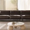 Sofa văng da thật Italia hiện đại TS347