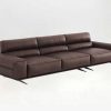 Sofa văng da thật Italia hiện đại TS347