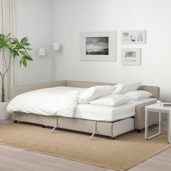 Sofa góc giường là loại sofa góc có thể từ ghế biến thành một chiếc giường cơ động nhờ thiết kế linh hoạt