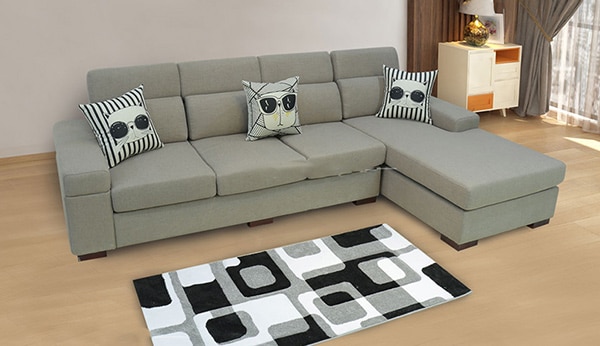 Được thiết kế theo tiêu chuẩn Châu Âu, lò xo sofa bọc vải bố có độ đàn hồi cao không lo lún xẹp