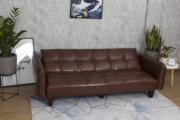 Phần lưng sofa văng giường thiết kế linh hoạt giúp người dùng dễ dàng điều chỉnh để phù hợp với các tư thế khác nhau