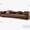Sofa văng da cao cấp Italia TS365