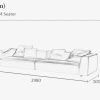 Sofa văng da cao cấp Italia TS365