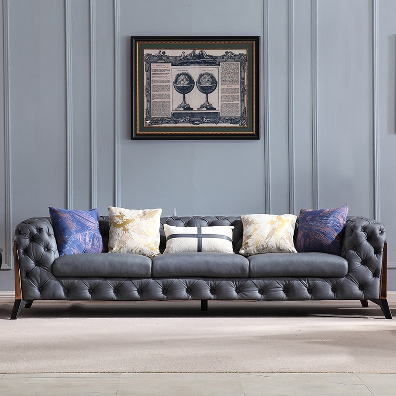 Sofa tân cổ điển cao cấp thường có độ bền cao cùng thiết kế tỉ mỉ, sang trọng.