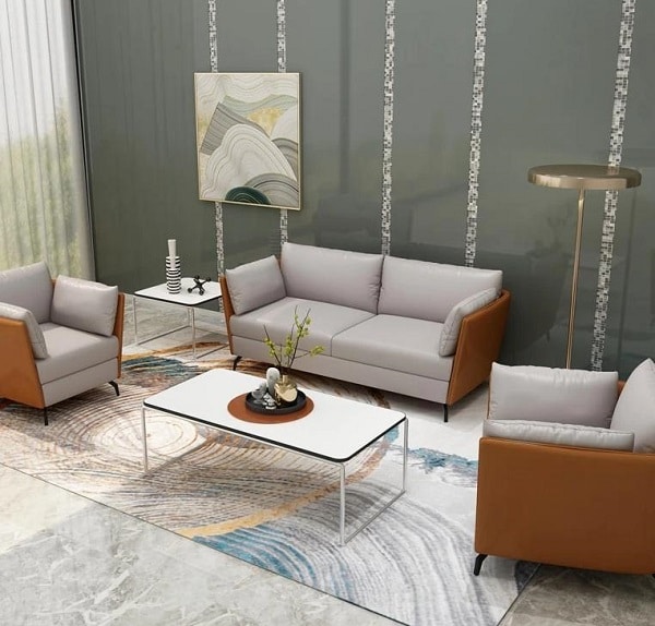 Bàn trà là nội thất không thể thiếu giúp tạo nên một bộ sofa tiếp khách hoàn hảo. 