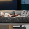 Sofa văng nỉ thiết kế hiện đại TS381