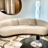 Sofa văng cong phòng khách TS380