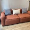 Sofa văng module bọc da TS378
