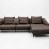 Sofa góc da phong cách Ý TS203