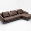Sofa góc da phong cách Ý TS203