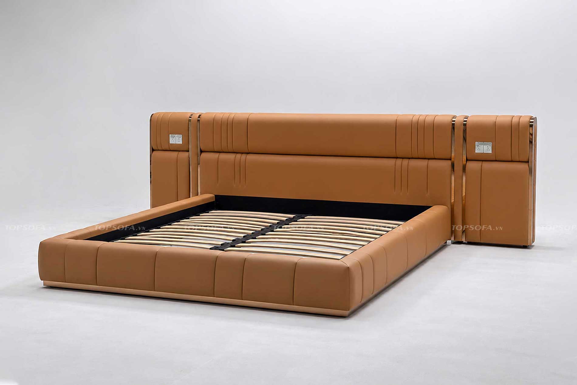 Giường ngủ bọc da cao cấp TS669