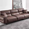 Sofa văng da thật Italia hiện đại TS347
