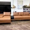 Sofa góc da bò Ý cao cấp TS225