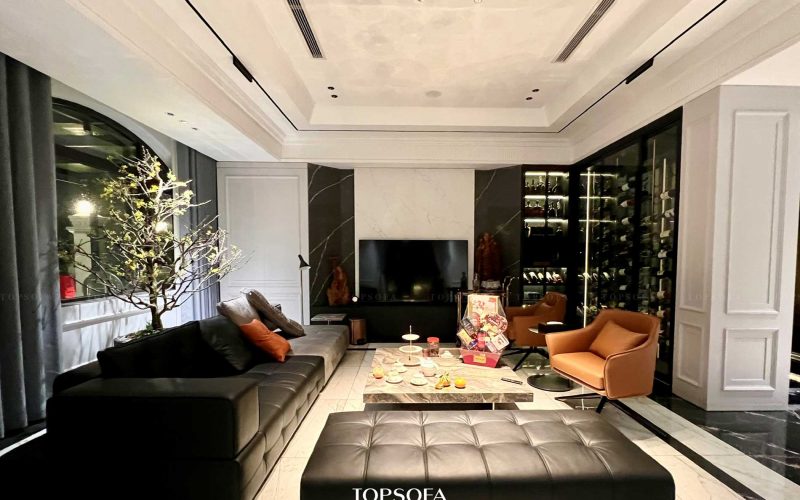 Bàn giao sofa phong cách Ý nhà anh Đức - TP Hà Tĩnh